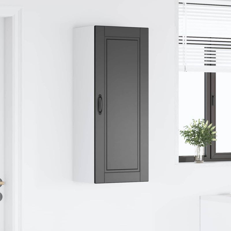 Szafka kuchenna Czarny 40 x 31 x 100 cm Materiał drewnopochodny