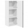Szafka kuchenna Czarny 40 x 31 x 100 cm Materiał drewnopochodny