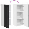 Szafka kuchenna Czarny 40 x 31 x 100 cm Materiał drewnopochodny