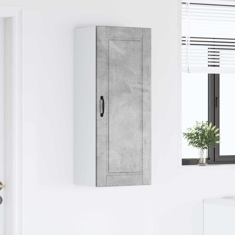 Szafka kuchenna z półką Betonowy szary 40 x 31 x 100 cm