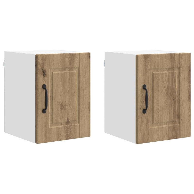 Szafka kuchenna z półką 2 pcs Dąb rzemieślniczy 30 x 31 x 40 cm