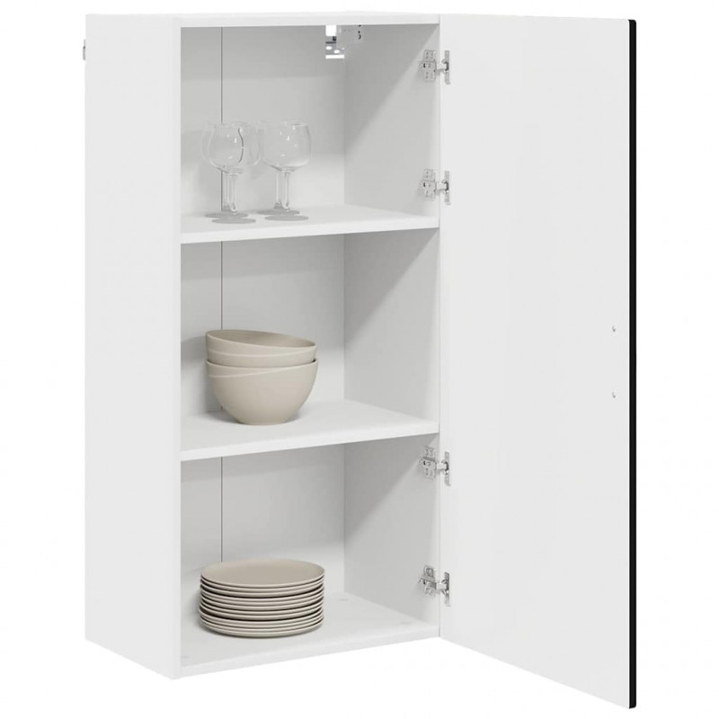 Szafka kuchenna Czarny 50 x 31 x 100 cm Materiał drewnopochodny