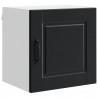 Szafka kuchenna z półką z drzwiami 2 pcs Czarny 40 x 31 x 40 cm