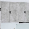 Szafka kuchenna z półką Betonowy szary 50 x 31 x 100 cm