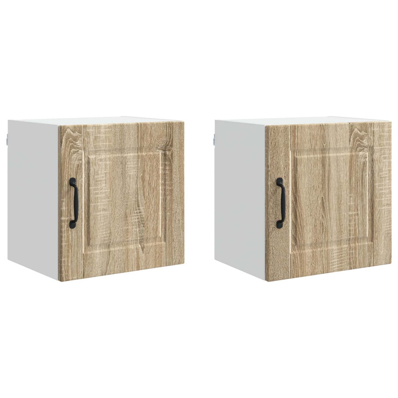Szafka kuchenna z półką 2 pcs Dąb Sonoma 40 x 31 x 40 cm
