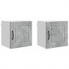 Szafka kuchenna z półką 2 pcs Betonowy szary 40 x 31 x 40 cm
