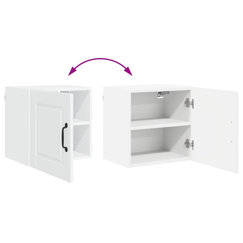 Szafka kuchenna 2 pcs Wysoki połysk biały 40 x 31 x 40 cm