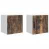 Szafka kuchenna z półką 2 pcs Dąb wędzony 40 x 31 x 40 cm