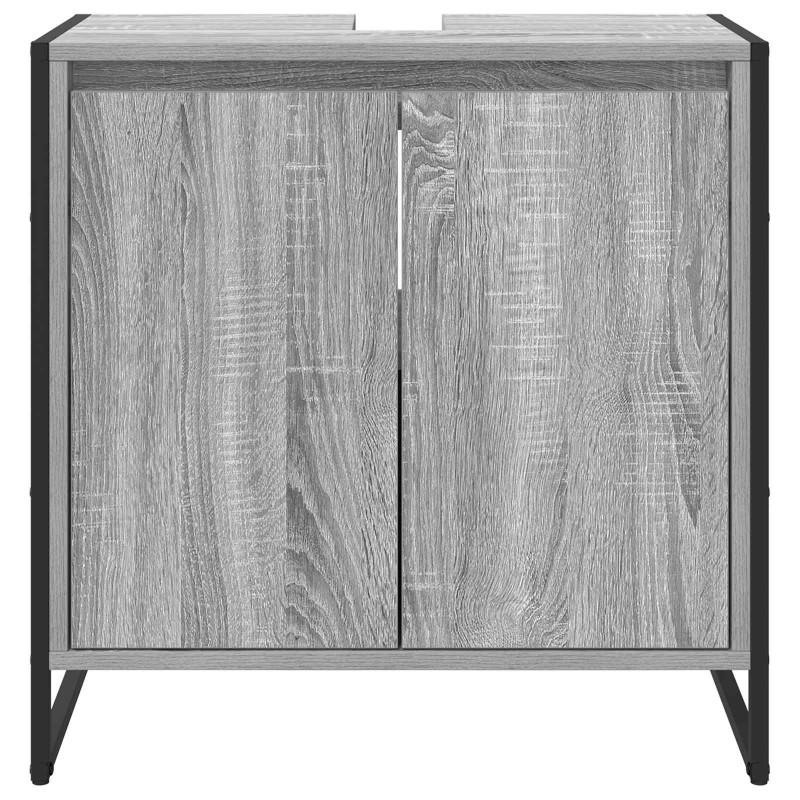 Szafka Łazienkowa z drzwiami Szary Sonoma 60 x 30 x 60 cm