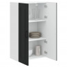 Szafka kuchenna Czarny 60 x 31 x 100 cm Materiał drewnopochodny