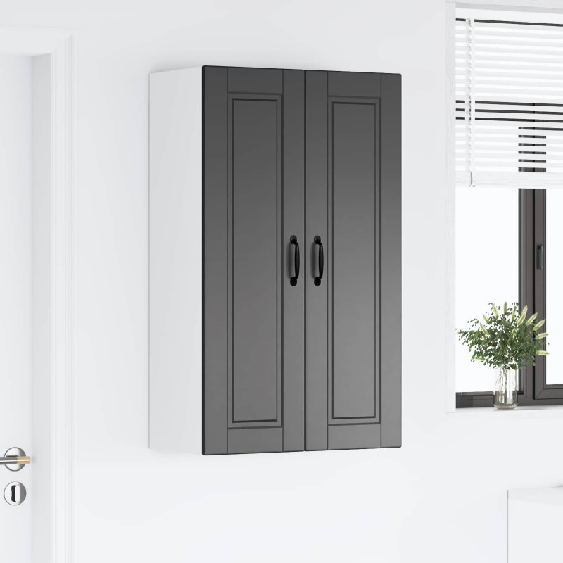 Szafka kuchenna Czarny 60 x 31 x 100 cm Materiał drewnopochodny