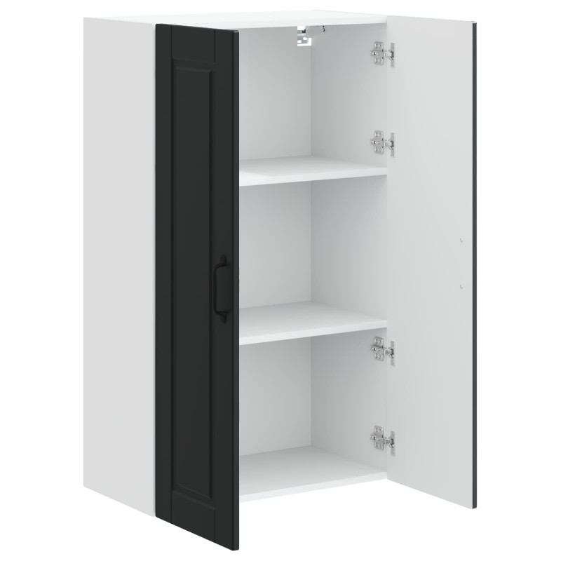 Szafka kuchenna Czarny 60 x 31 x 100 cm Materiał drewnopochodny