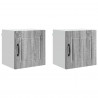 Szafka kuchenna z półką 2 pcs Szary Sonoma 40 x 31 x 40 cm
