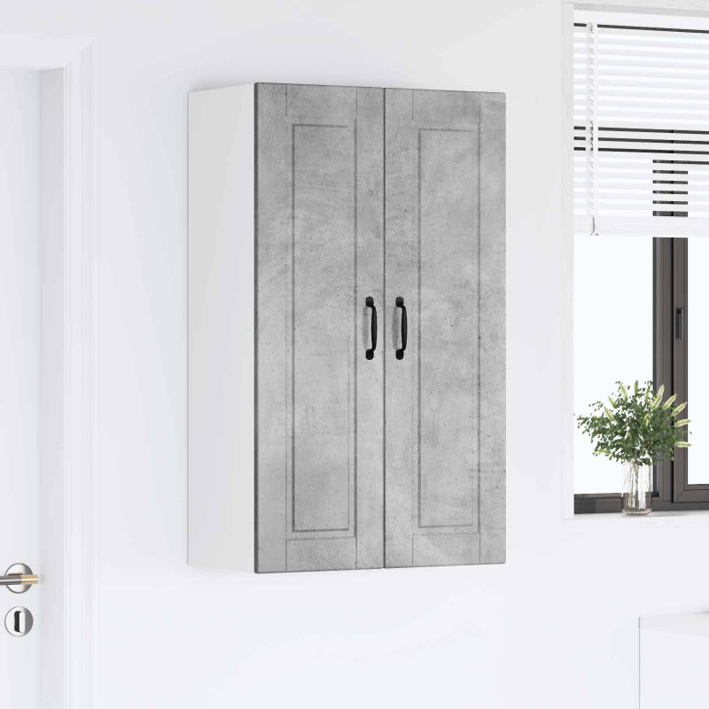Szafka kuchenna z półką Betonowy szary 60 x 31 x 100 cm