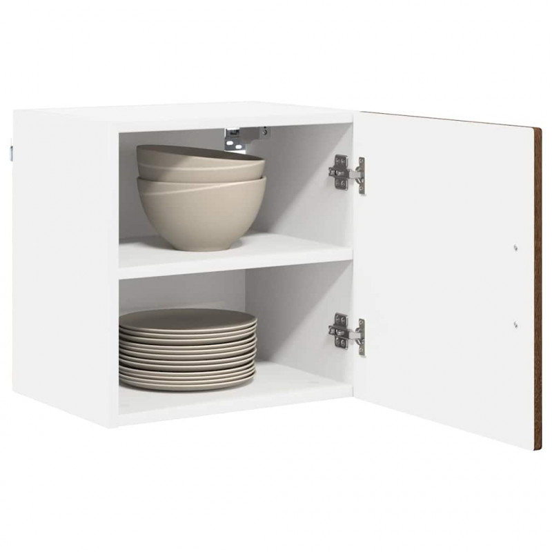 Szafka kuchenna z półką 2 pcs Brązowy dąb 40 x 31 x 40 cm
