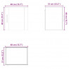 Szafka kuchenna z półką 2 pcs Stare drewno 40 x 31 x 40 cm