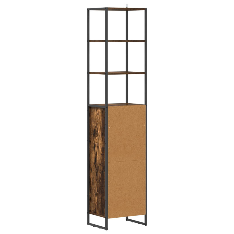 Szafka Łazienkowa z szufladą Dąb dymny 40 x 30 x 180 cm