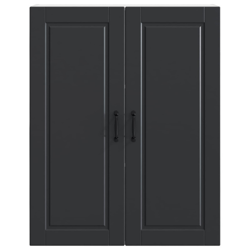 Szafka kuchenna Czarny 80 x 31 x 100 cm Materiał drewnopochodny