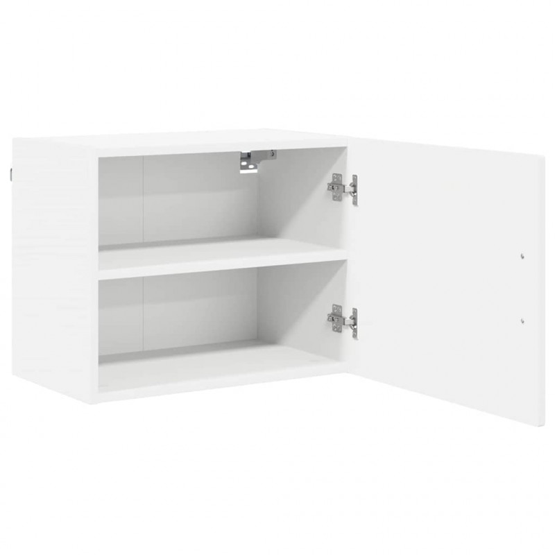 Szafka kuchenna z półką z drzwiami 2 pcs Biały 50 x 31 x 40 cm