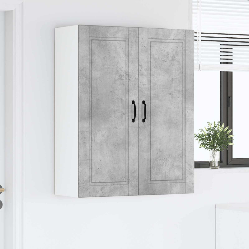 Szafka kuchenna z półką Betonowy szary 80 x 31 x 100 cm