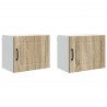 Szafka kuchenna z półką 2 pcs Dąb Sonoma 50 x 31 x 40 cm