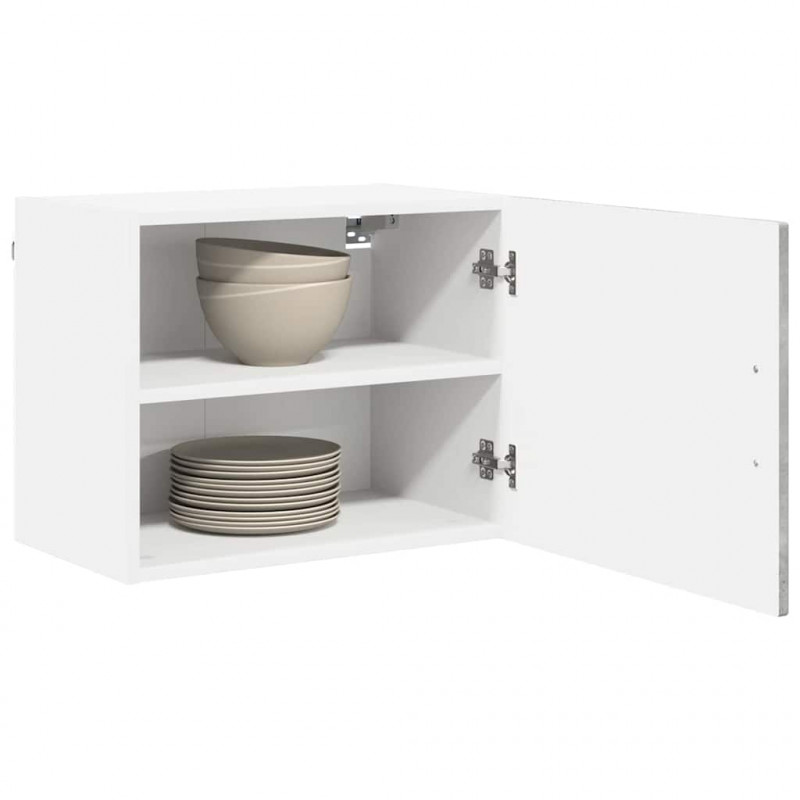 Szafka kuchenna z półką 2 pcs Betonowy szary 50 x 31 x 40 cm