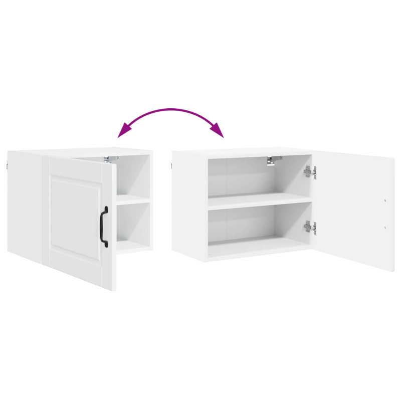 Szafka kuchenna 2 pcs Wysoki połysk biały 50 x 31 x 40 cm