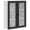 Szafka kuchenna Czarny 80 x 31 x 100 cm Materiał drewnopochodny