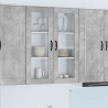 Szafka kuchenna z półką Betonowy szary 80 x 31 x 100 cm