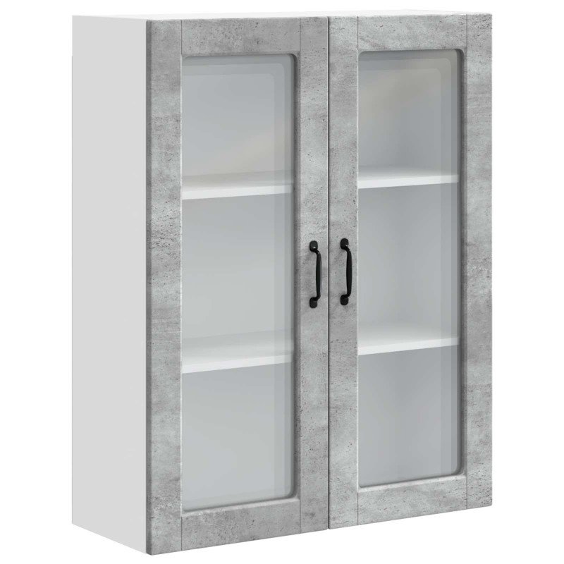 Szafka kuchenna z półką Betonowy szary 80 x 31 x 100 cm