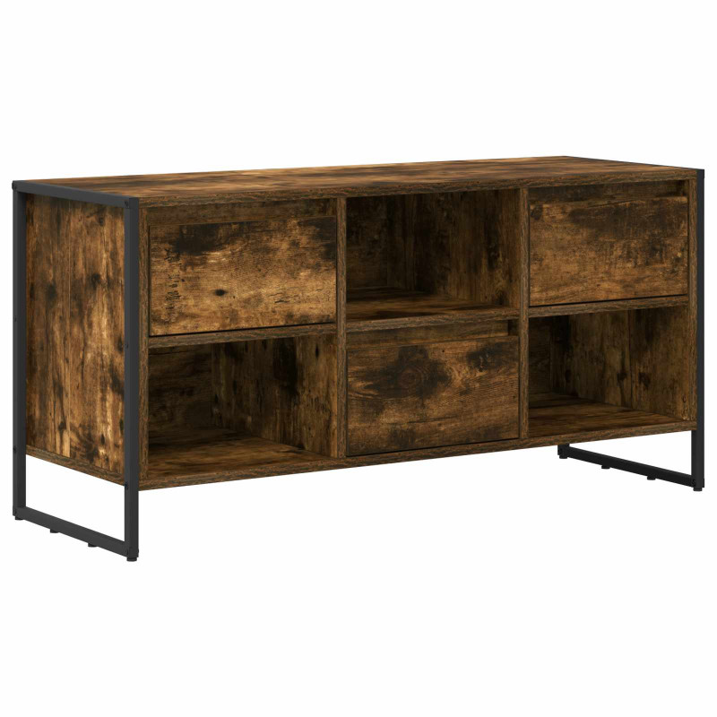 Szafka pod telewizor z szufladą Dąb dymny 100 x 36 x 49,5 cm
