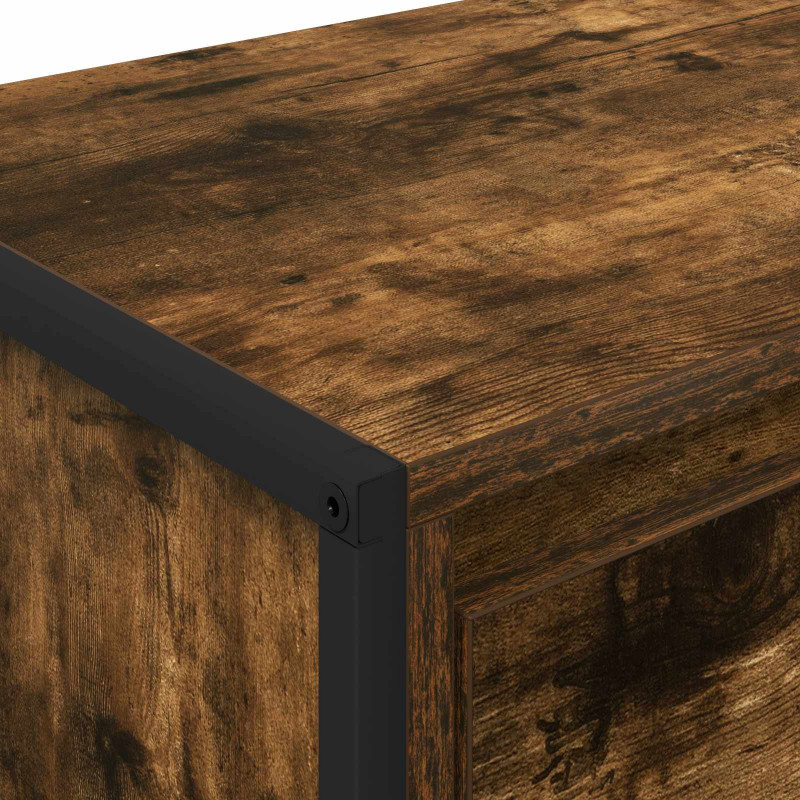 Szafka pod telewizor z szufladą Dąb dymny 100 x 36 x 49,5 cm