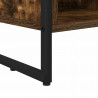 Szafka pod telewizor z szufladą Dąb dymny 100 x 36 x 49,5 cm