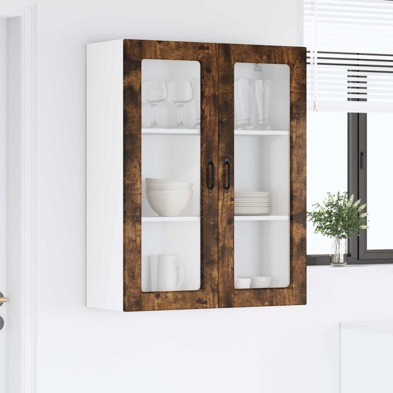 Szafka kuchenna z półką z drzwiami Dąb wędzony 80 x 31 x 100 cm