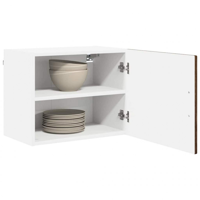 Szafka kuchenna z półką 2 pcs Brązowy dąb 50 x 31 x 40 cm