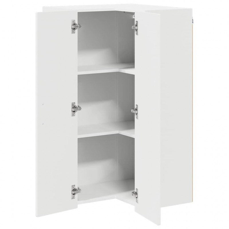 Szafka kuchenna Biały 57 x 57 x 100 cm Materiał drewnopochodny