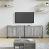 Szafka pod telewizor Szary Sonoma 140 x 36 x 49.5 cm