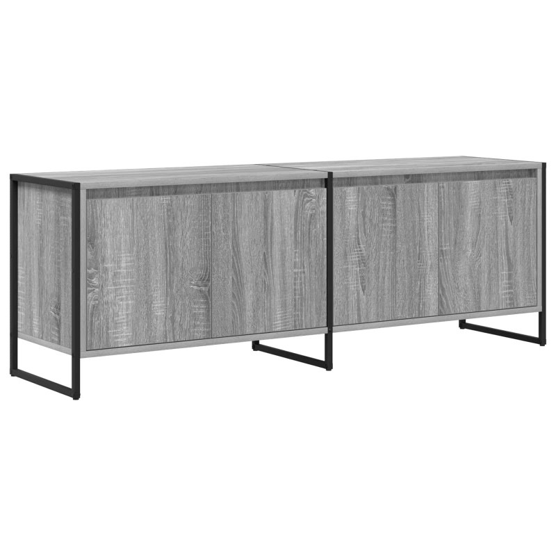 Szafka pod telewizor Szary Sonoma 140 x 36 x 49.5 cm