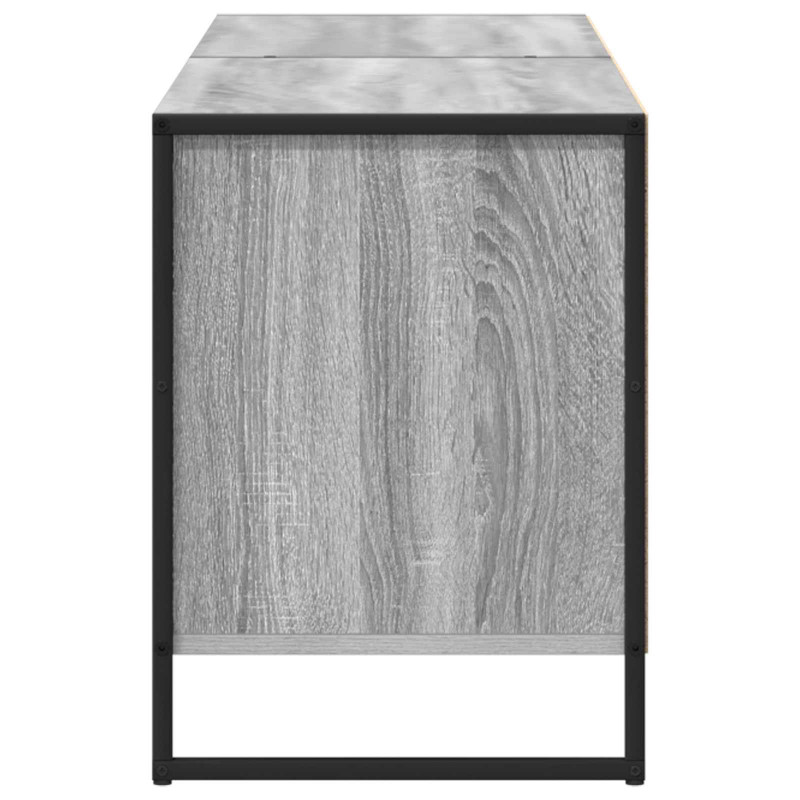 Szafka pod telewizor Szary Sonoma 140 x 36 x 49.5 cm