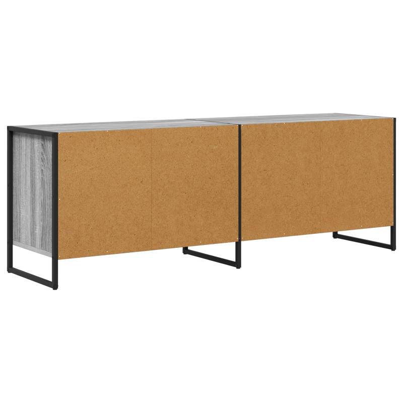 Szafka pod telewizor Szary Sonoma 140 x 36 x 49.5 cm
