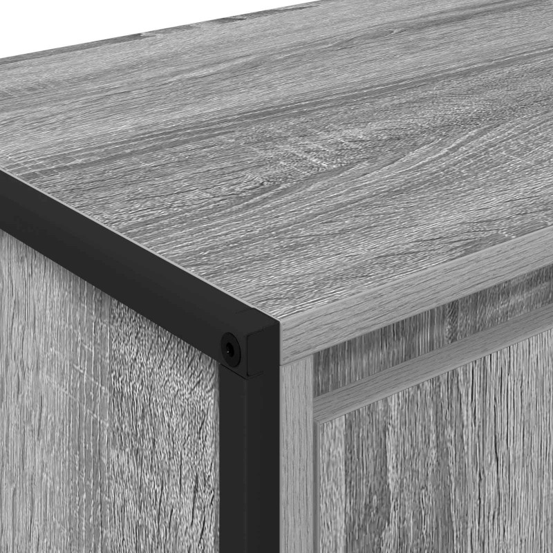 Szafka pod telewizor Szary Sonoma 140 x 36 x 49.5 cm