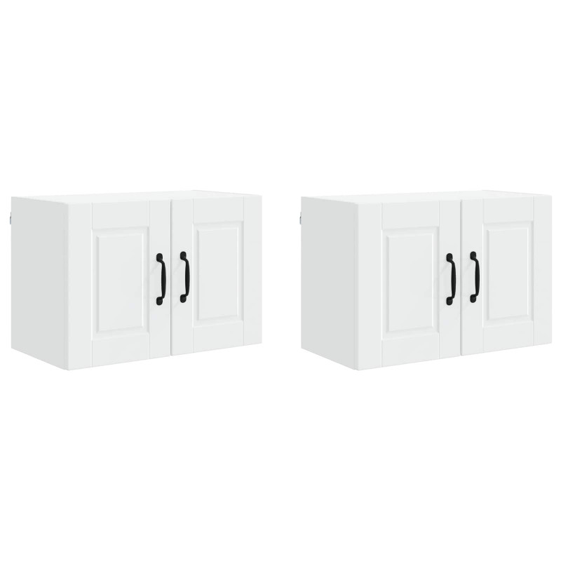 Szafka kuchenna z półką z drzwiami 2 pcs Biały 60 x 31 x 40 cm