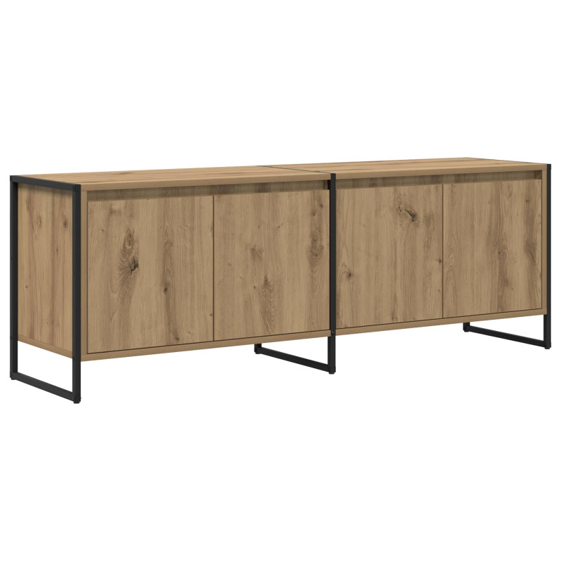 Szafka pod telewizor Dąb rzemieślniczy 140 x 36 x 49.5 cm