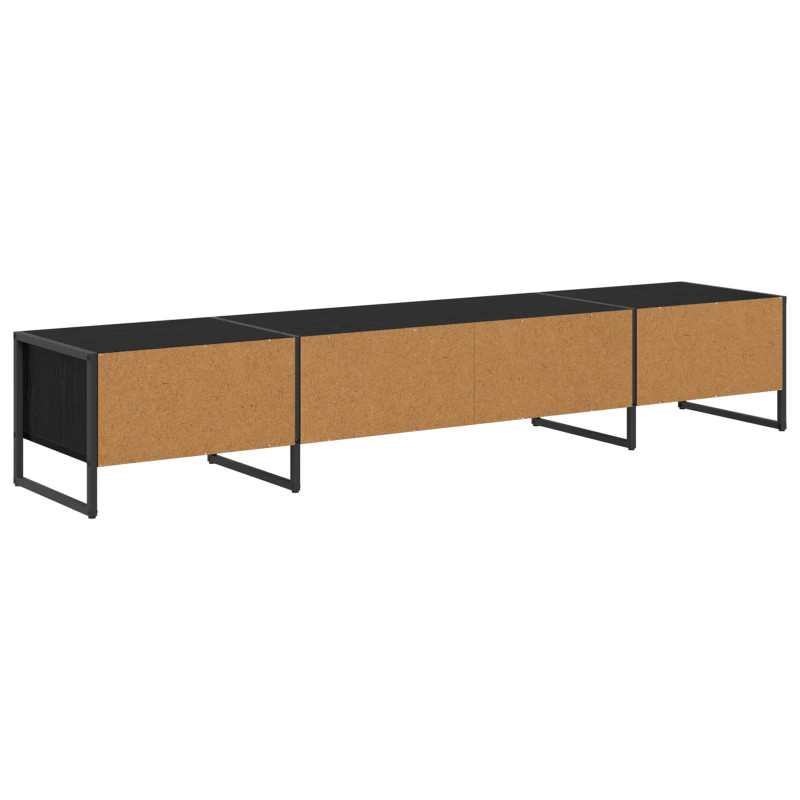Szafka pod telewizor Czarny Dąb 170.5 x 36 x 30.5 cm
