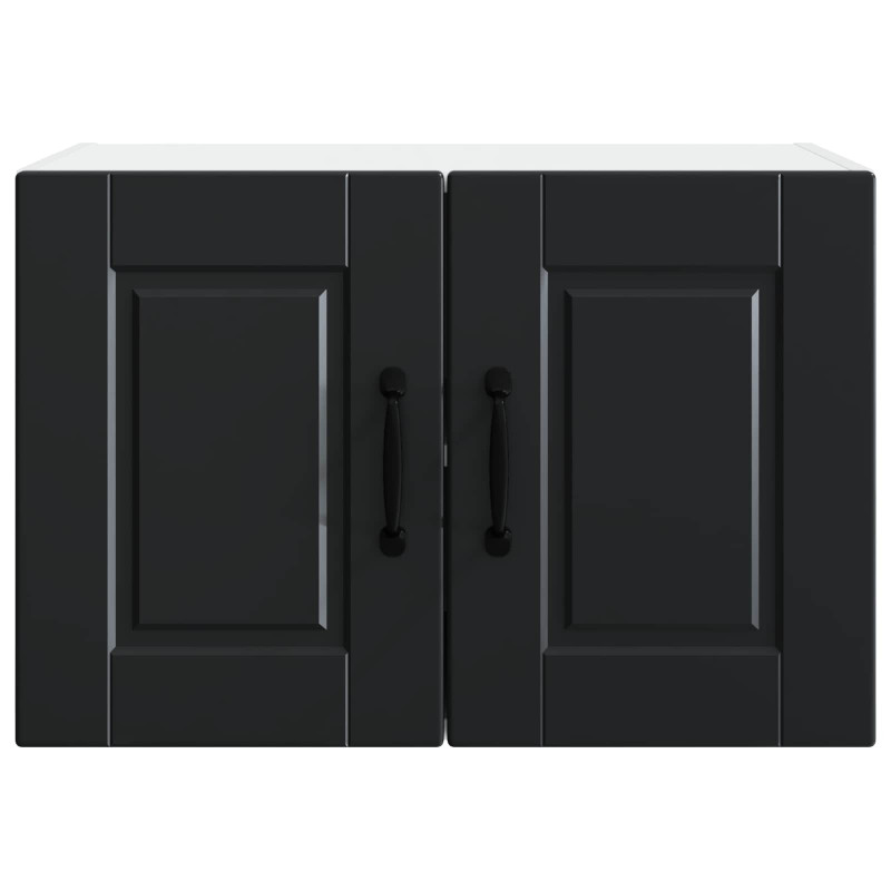 Szafka kuchenna z półką z drzwiami 2 pcs Czarny 60 x 31 x 40 cm