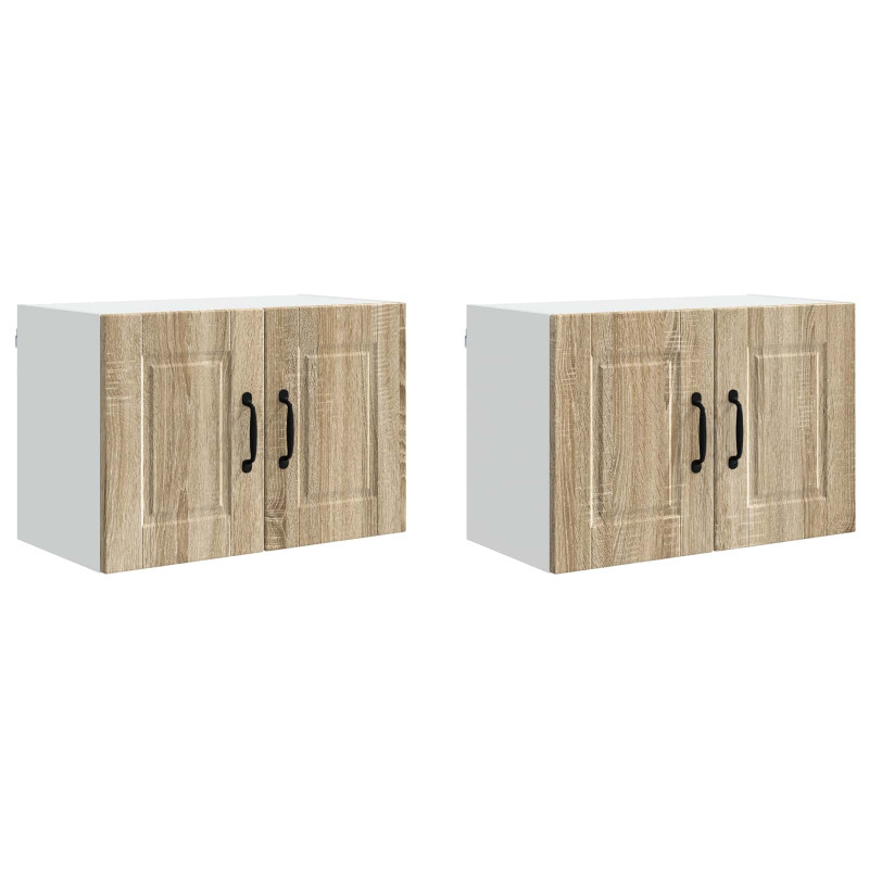 Szafka kuchenna z półką 2 pcs Dąb Sonoma 60 x 31 x 40 cm
