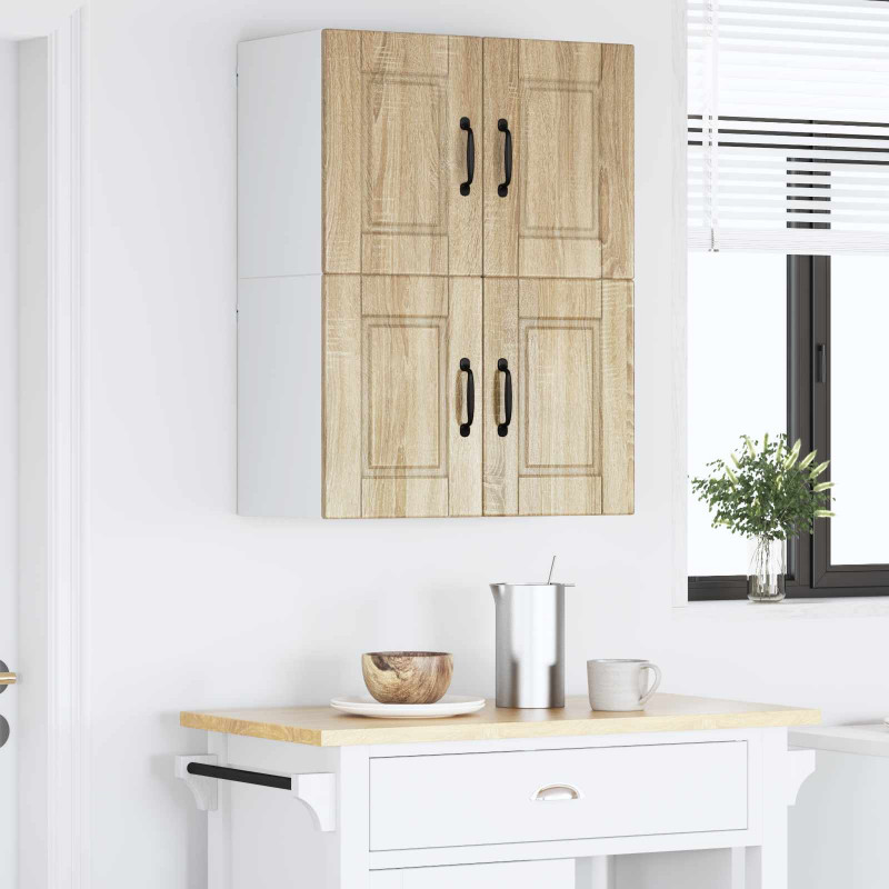 Szafka kuchenna z półką 2 pcs Dąb Sonoma 60 x 31 x 40 cm