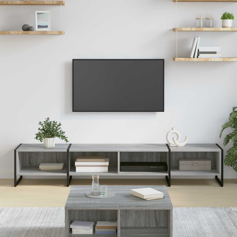 Szafka pod telewizor Szary Sonoma 170.5 x 36 x 30.5 cm