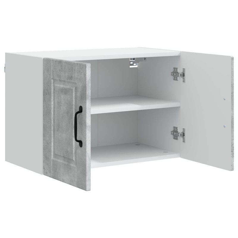 Szafka kuchenna z półką 2 pcs Betonowy szary 60 x 31 x 40 cm