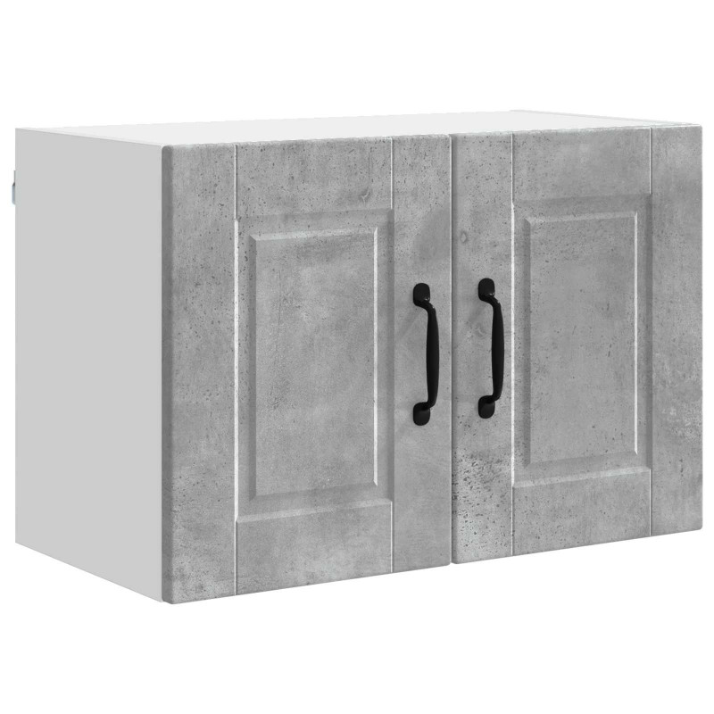 Szafka kuchenna z półką 2 pcs Betonowy szary 60 x 31 x 40 cm